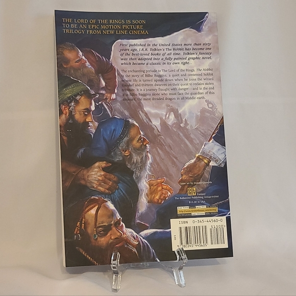 J.R.R. Tolkien The Hobbit An Illustrated Edition Of Fantasy Classic Book - Picture 2 of 6